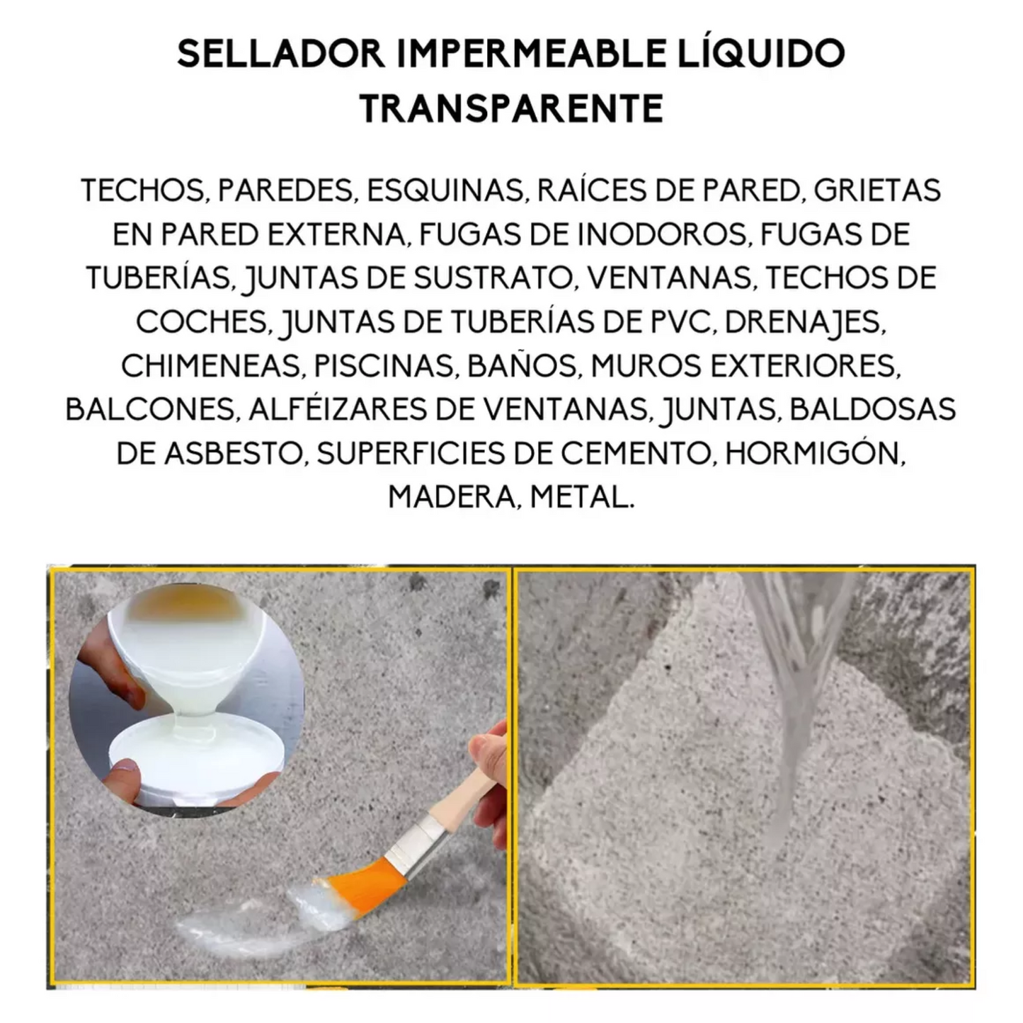 Sellador Impermeabilizante Pack 2 x 1 + Brocha de Regalo