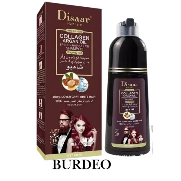 SHAMPOO ANTI CANAS DISAAR™ | Recupera el color y salud de tu pelo