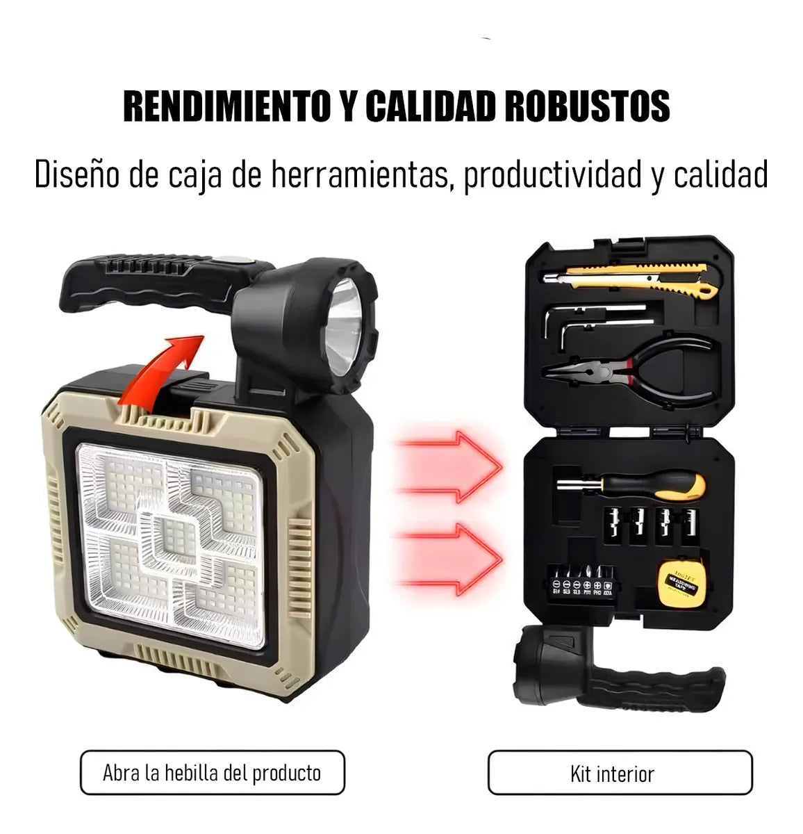 ECOPOWER | Siempre preparado: ilumina, carga y repara cuando lo necesites