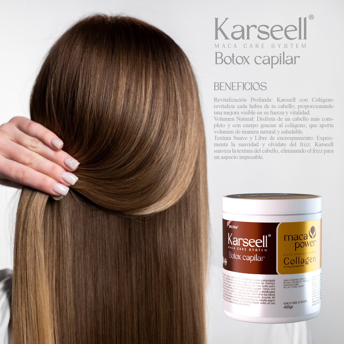 BOTOX CAPILAR KARSEELL™ | El brillo, nutrición y suavidad que tu pelo necesita