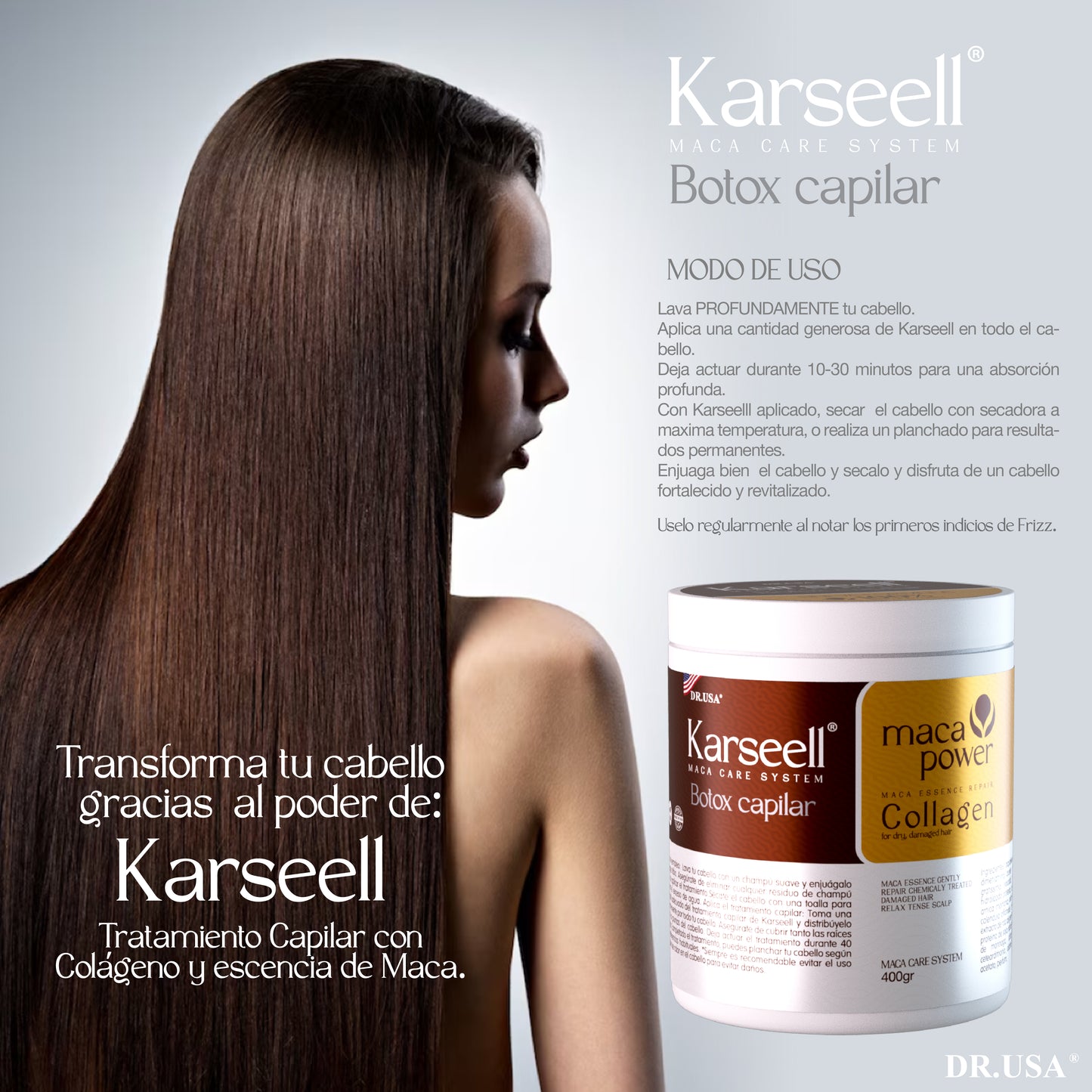 BOTOX CAPILAR KARSEELL™ | El brillo, nutrición y suavidad que tu pelo necesita