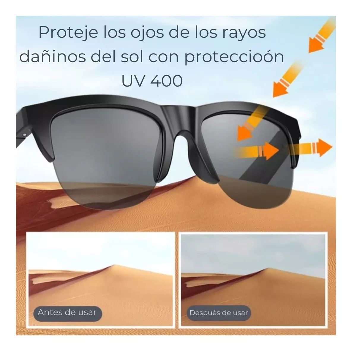 GAFAS INALÁMBRICAS INTELIGENTES F-06