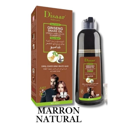 SHAMPOO ANTI CANAS DISAAR™ | Recupera el color y salud de tu pelo