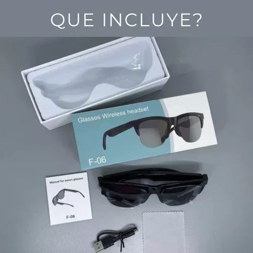 GAFAS INALÁMBRICAS INTELIGENTES F-06