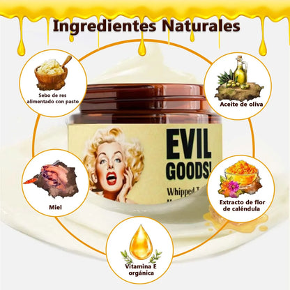 EVIL GOODS® | Bálsamo hidratante, anti arrugas, anti acné y calmante de la piel sensible
