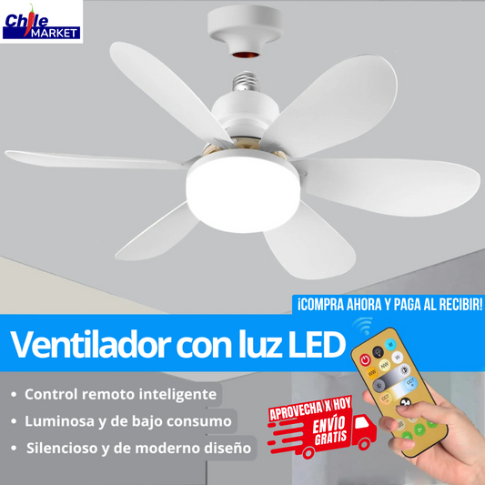 Ventilador LED 2 EN 1