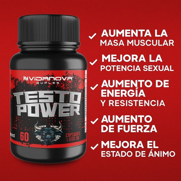 TESTO POWER® | Desata tu rendimiento y masculinidad